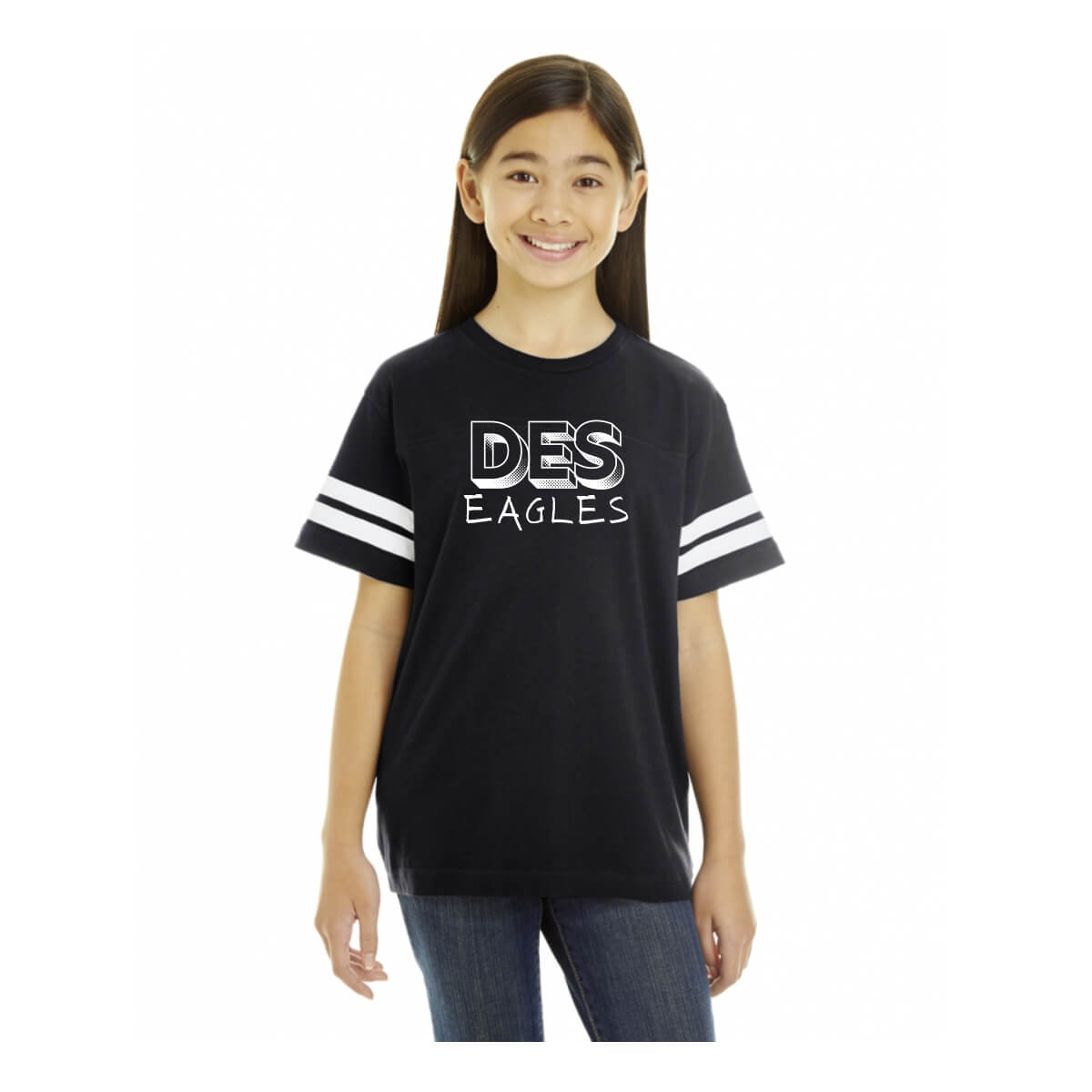 DES Navy Varsity T-shirt T3810