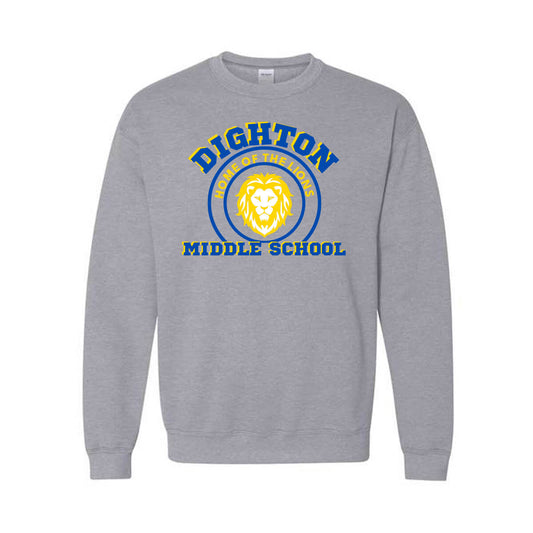 DMS Lion Grey Crew Sweatshirt SW3804