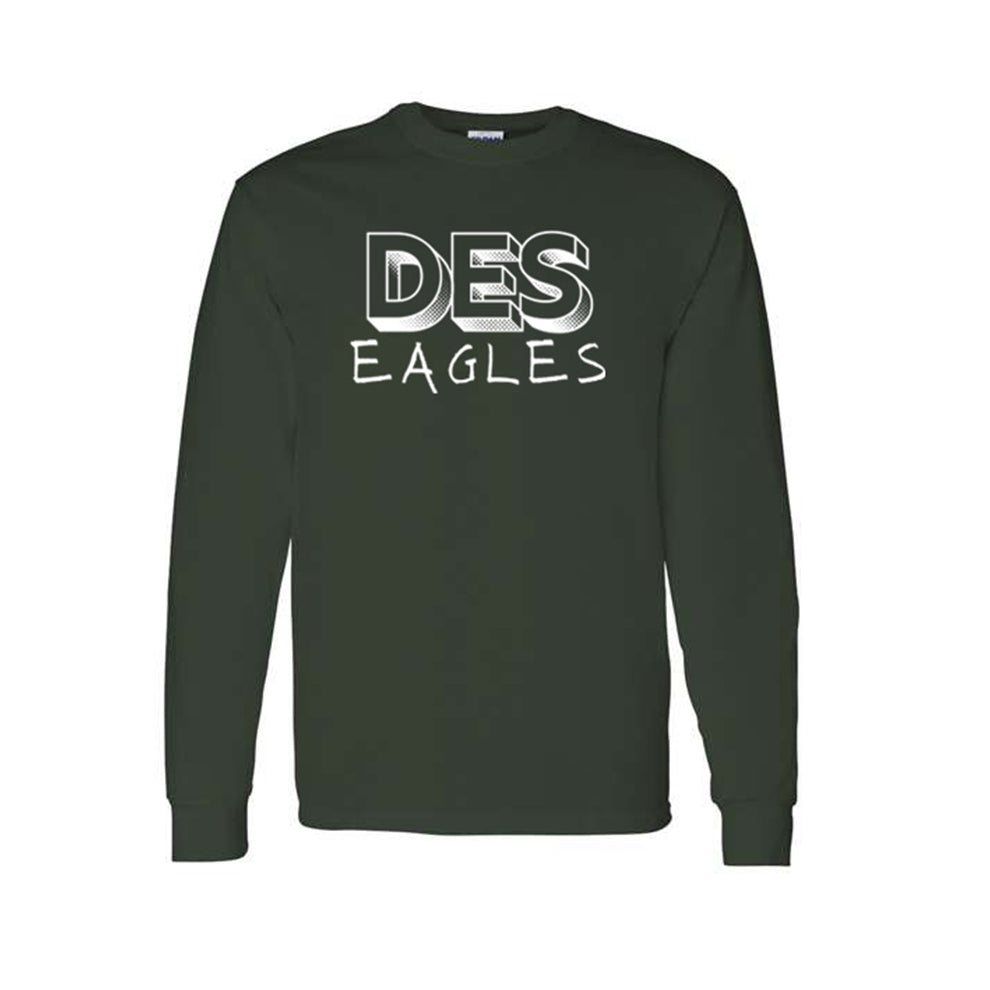 DES Green Long T-shirt T3814