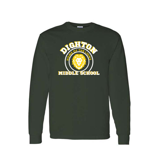 DMS Lion Green Long T-shirt T3812
