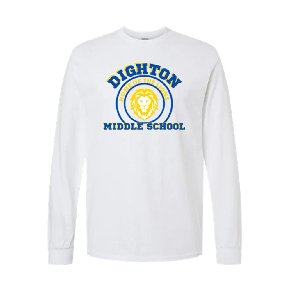 DMS Lion White Long T-shirt T3816
