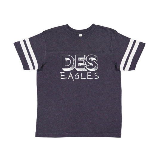 DES Navy Varsity T-shirt T3810