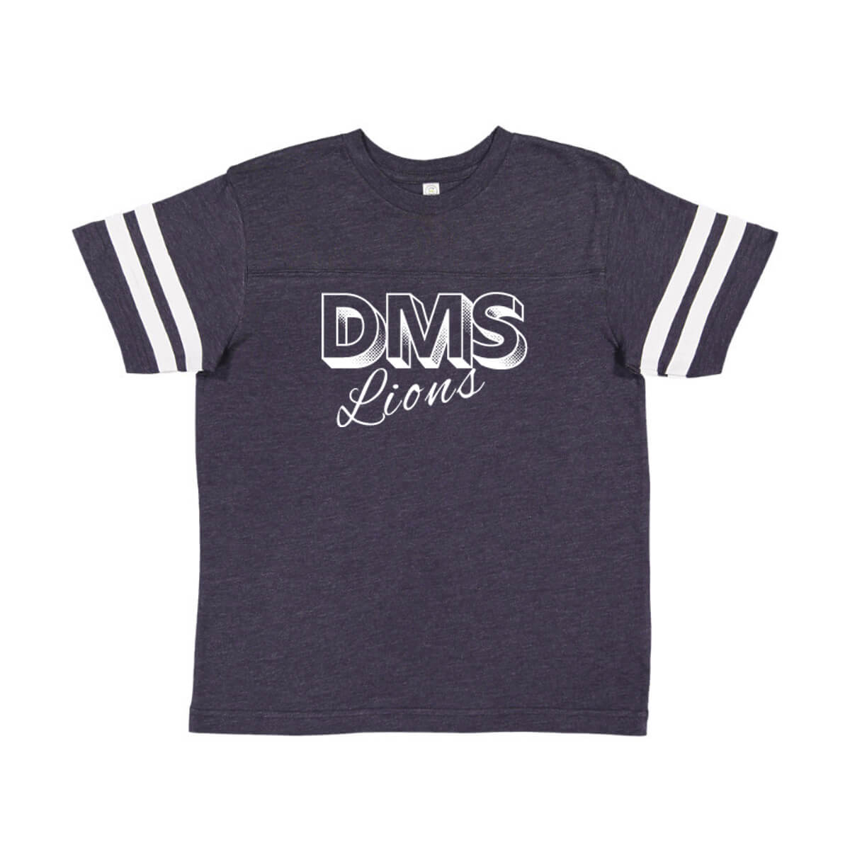 DMS Navy Varsity T-shirt T3807