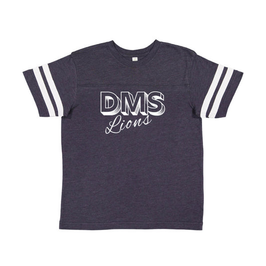 DMS Navy Varsity T-shirt T3807